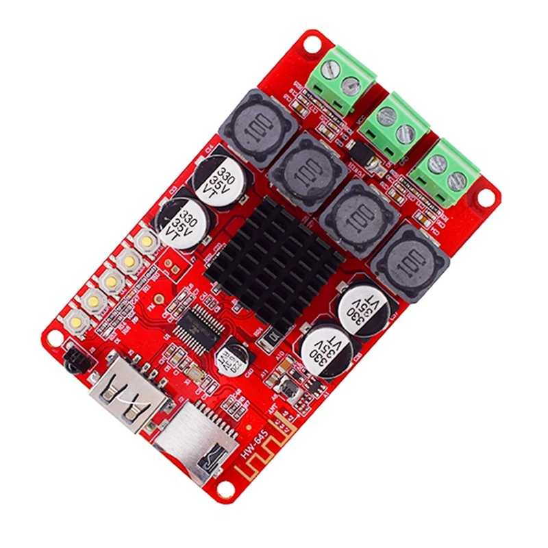TPA3116 2X50W Hot Hf183 Плата усилителя цифрового модуля приема Bluetooth|Общественное вещание|