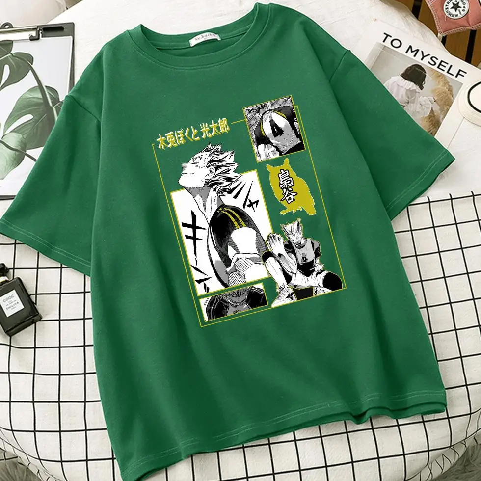 

Haikyuu Bokuto Women Summer Ulzzang Harajuku T Shirts Camisetas De Mujer Sleeve Tee Shirt Femme Roupas Femininas Tshirt Tops Ete