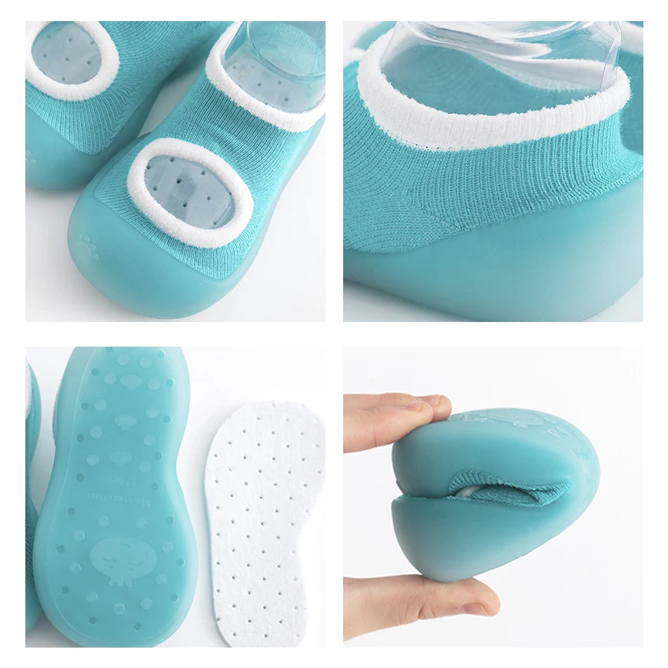 Летняя Бытовая обувь для младенцев однотонные дышащие туфли с двумя отверстиями