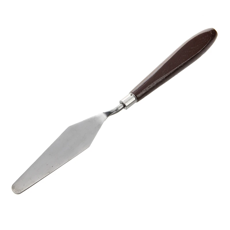 

5Pcs Stainless Steel Palette Oil Painting Knife Set Spatula, Wooden Handle