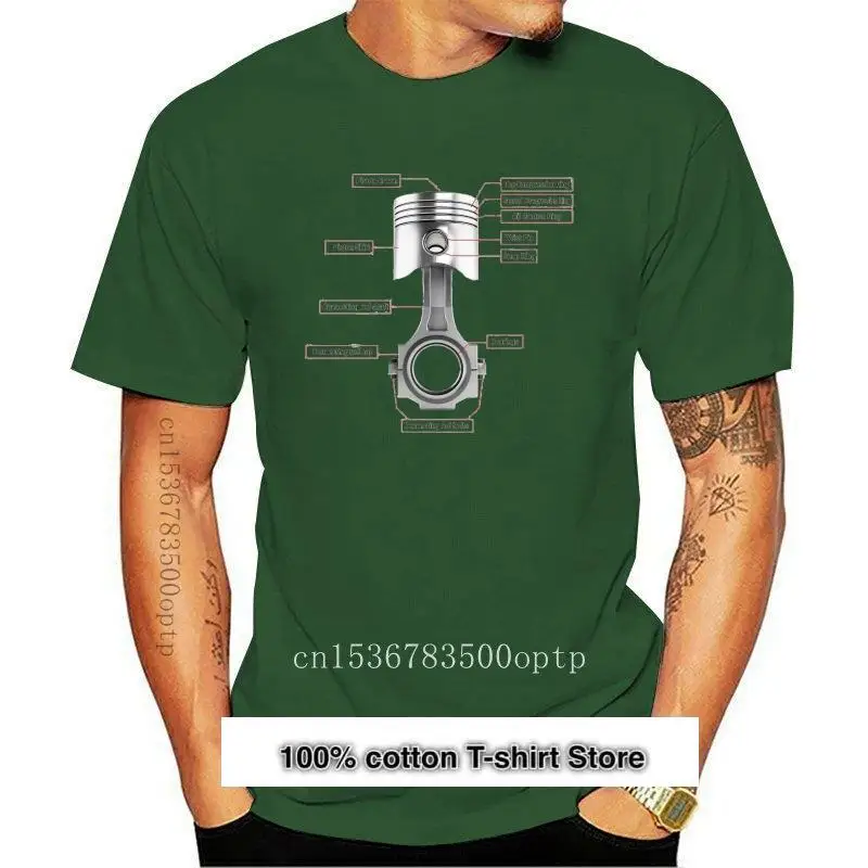

Рубашка algodón de Piston, анатомия механика, гаража, смазочная обезьяна, Новинка