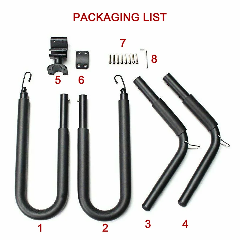 Стойка для серфинга велосипеда 8 дюймов 25-32 мм держатель Вейкборда летняя