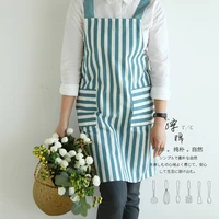 fashionable apron polka dot stripe overalls household kitchen accessories for cooking roasting coffee shop coveralls cloth