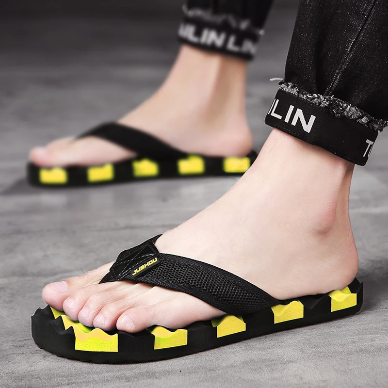 

2021 Hot Sell Flip Flops Man EVA Non-Slip Sandals Summer Casual Outdoor Slippers Male Water Sports Shoes Zapatillas Hombe A23