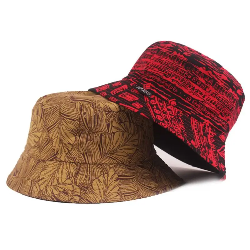 Панама в стиле Харадзюку для мужчин и женщин винтажная Двусторонняя шляпа от