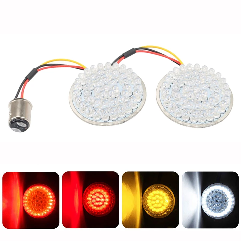 Мотоцикл 1156 светодиодный сигнал поворота задние фонари лампа световой индикатор