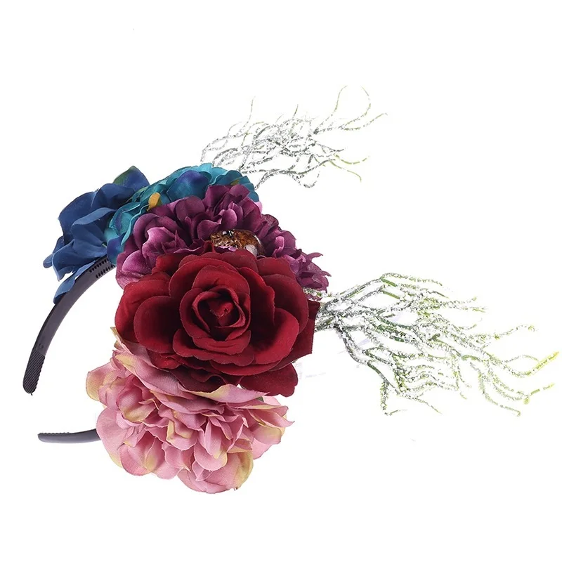 Женский свадебный венок с цветочной короной головная повязка головкой для