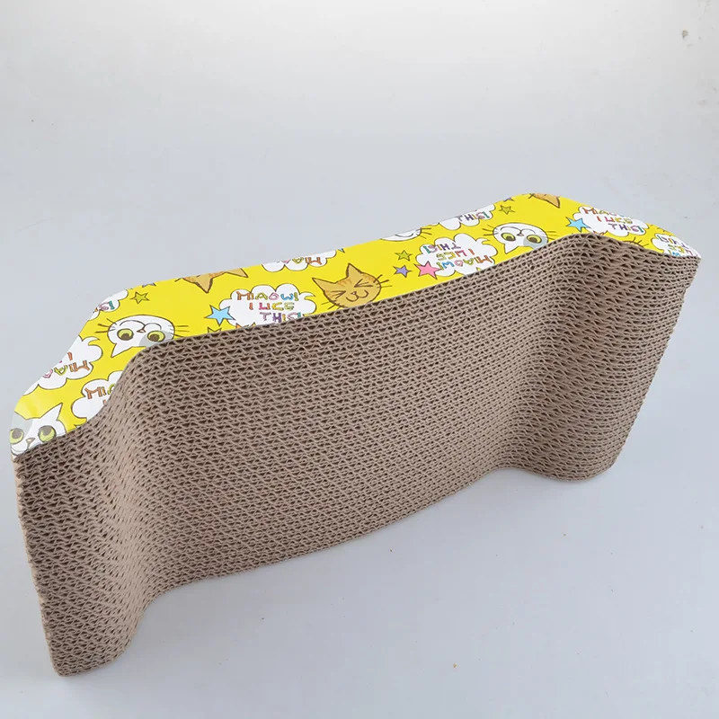 Кошка царапина доска гнездо гофрированная бумажная Подушка кошки шлифовальная