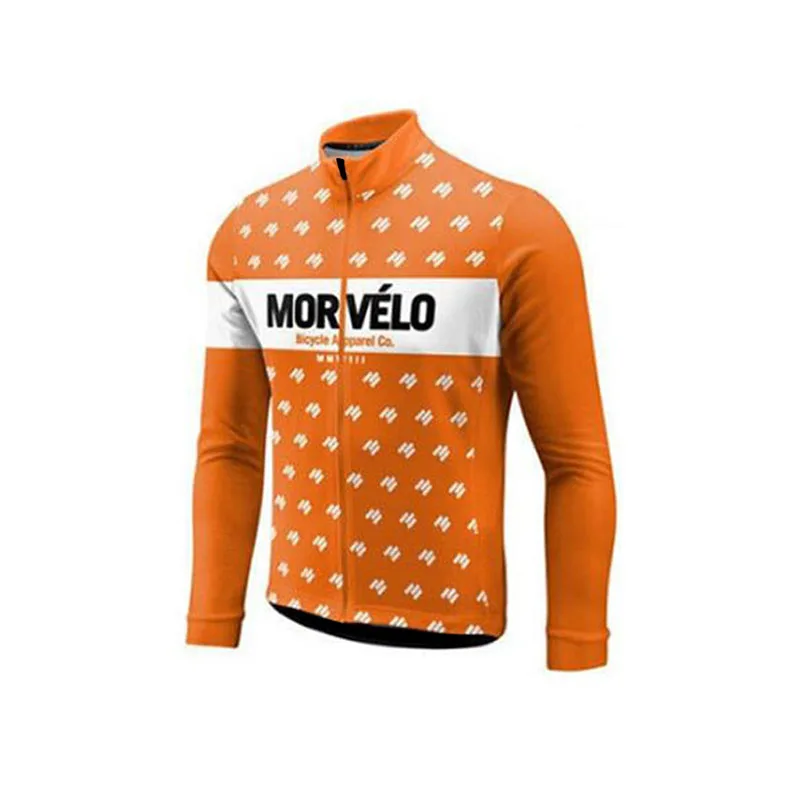 MORVELO с длинным рукавом Ropa Ciclismo Pro велосипедные майки Осень Одежда для езды на