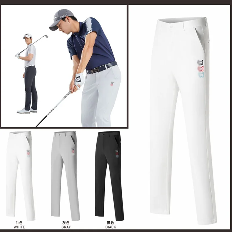 

Golf pants men's 2021 new breathable dry elastic pants