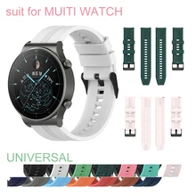 Replaceable Watchbands For Huawei Watch GT2 Pro Silicone Strap With Black Steel Buckle 22mm Wearable Devices Smart Accessories