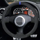 Противоскользящий черный замшевый чехол для Audi A2 8Z A3 8L Sportback A4 B6 Avant A6 C5 A8 D2 TT 8N S3 S4 RS 4 RS 6