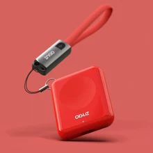 OISLE mini portable wireless magnetic charger (without battery) key pendant design for Apple 1 2 3 4 5 Watch fast charging dock