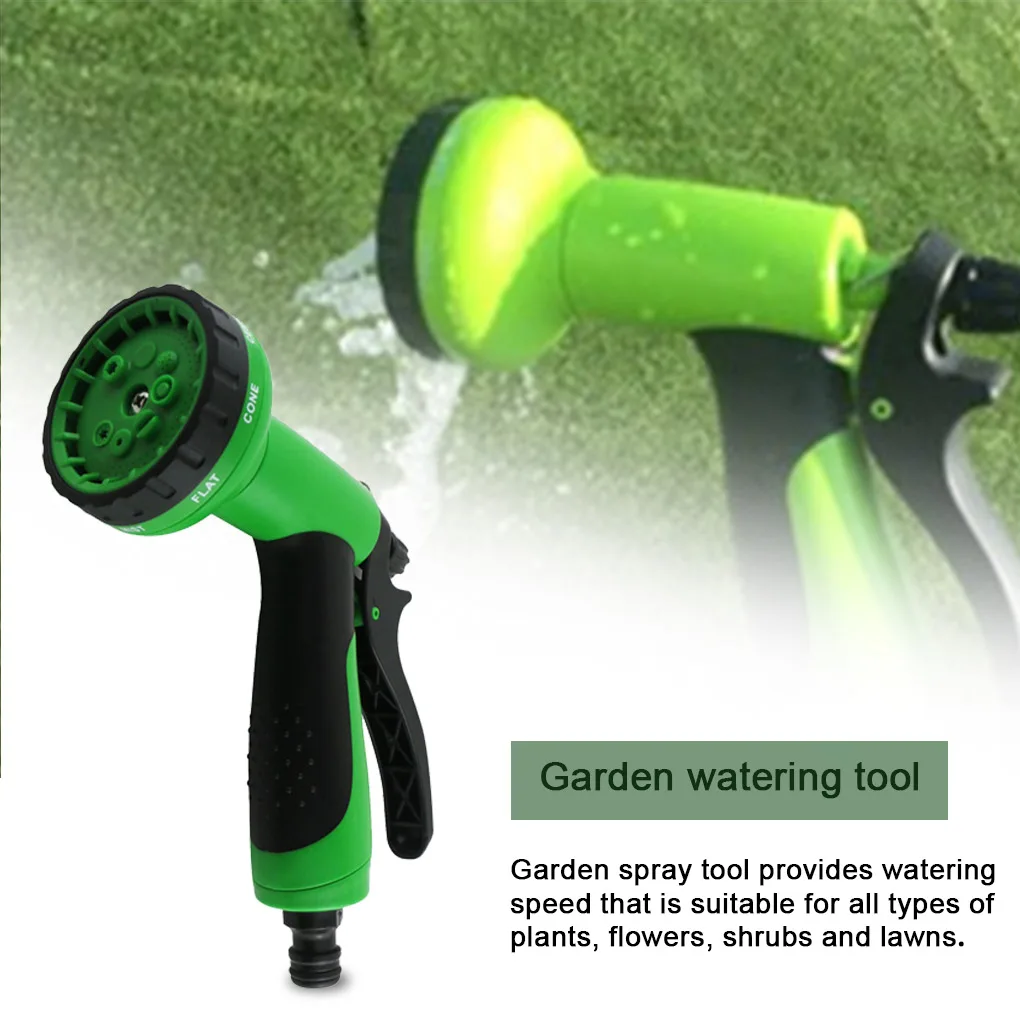 

8 Modes Watering Sprayer Multifunction Garden High Pressure Water Gun Spray Mist Plastic Car Wash Garden Plant Watering Tool