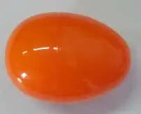 Orange 100 шт 40*60 мм маленькое пластиковое пасхальное яйцо сплошной цвет пустые пластиковые яйца капсулы для пасхи/подарка/вечерние украшения 100 шт/партия - Цвет: Orange
