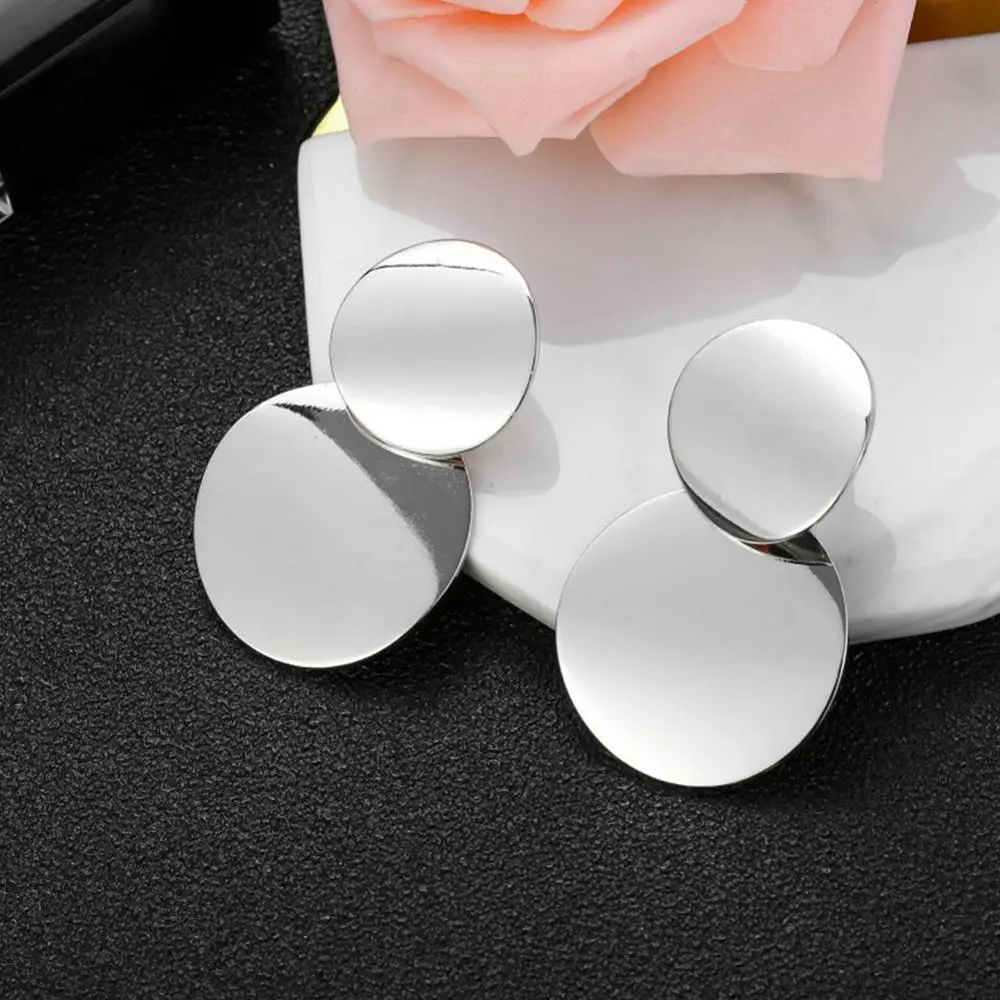 Модные серьги кольца в стиле бохо большие геометрические лучший подарок для