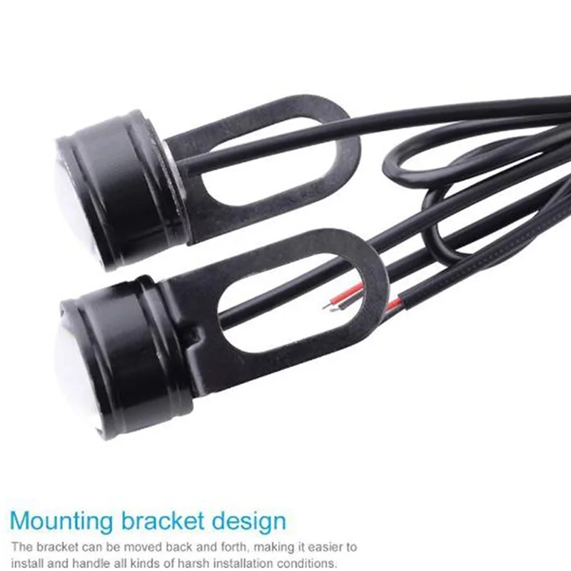 Зеркало заднего вида для мотоцикла 2 шт. 12 В 3 светодиода| |