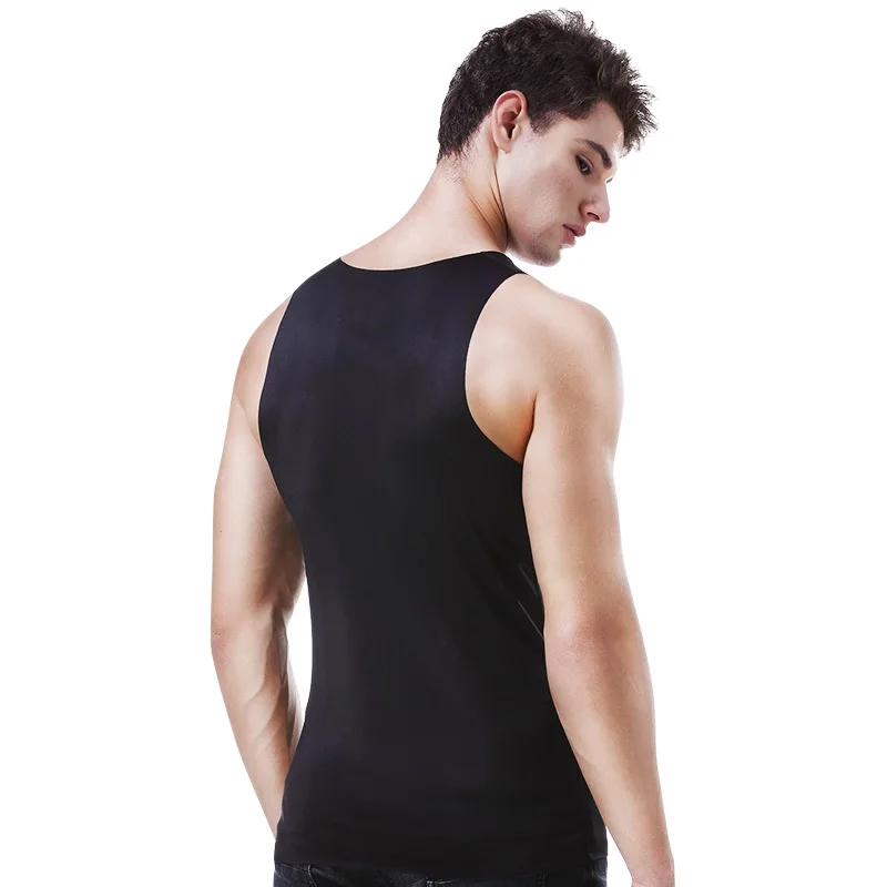 Seamless vest Man male home underwear summer outdoor tight-fitting sports stretch sleeveless extentional youth Slim indoor wear | Мужская