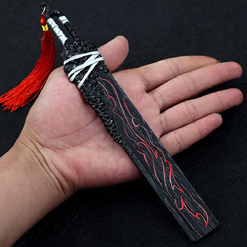 

Alloy Weapon Model Fights The Sky Anime Character Xiao Yan Around The Mysterious Heavy Ruler Weapon Model Metal Sword Toy
