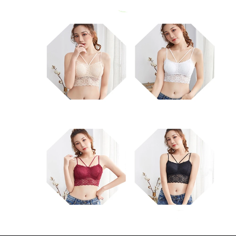 Модные женские съемные бюстгальтеры с мягкими чашечками кружевной бесшовный