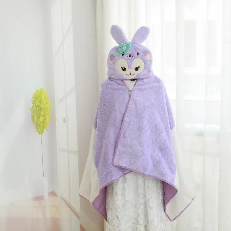 С мультипликационным принтом медведь Даффи Stellalou в стиле Hello Kitty; MyMelody Cinnamoroll PomPomPurin персонажи Little Twin Stars, детская шаль, накидка сон одеяло Стёганое одеяло