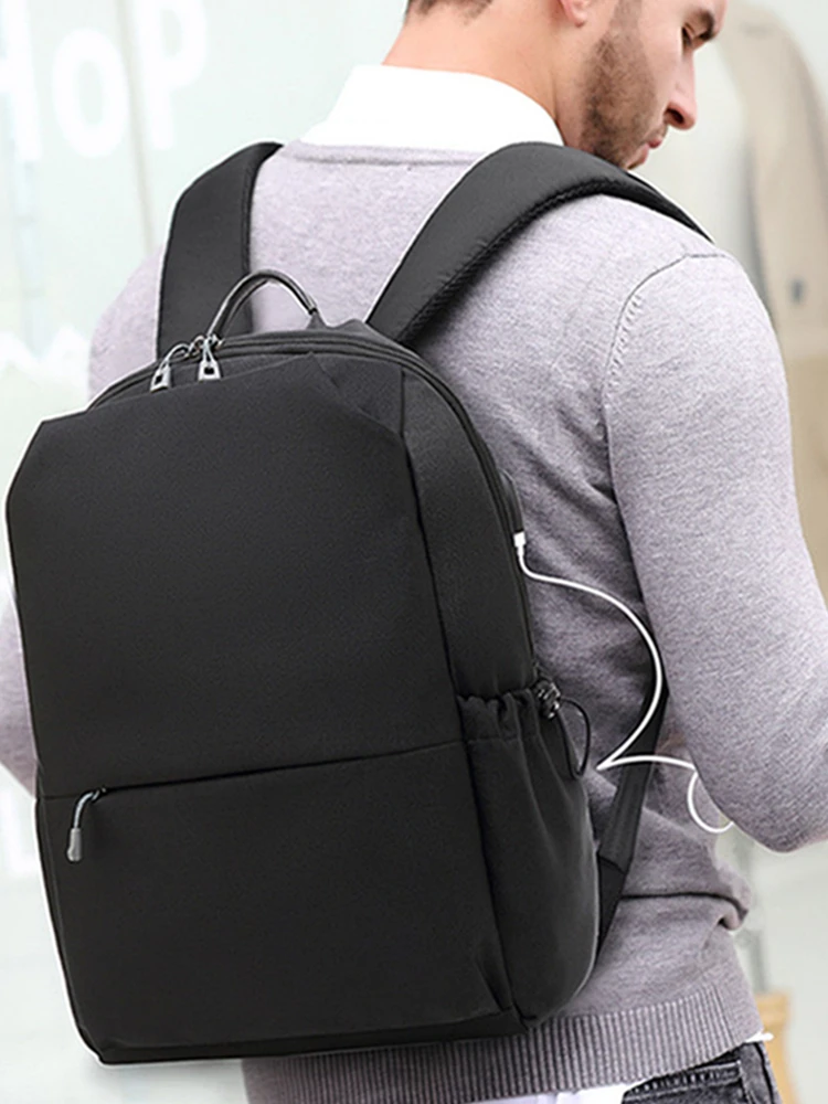 

POSO Backpack 15.6Inch Laptop Backpack Outdoor Water-repellent Backpack Fashion Travel Anti-theft Business Student Backpack