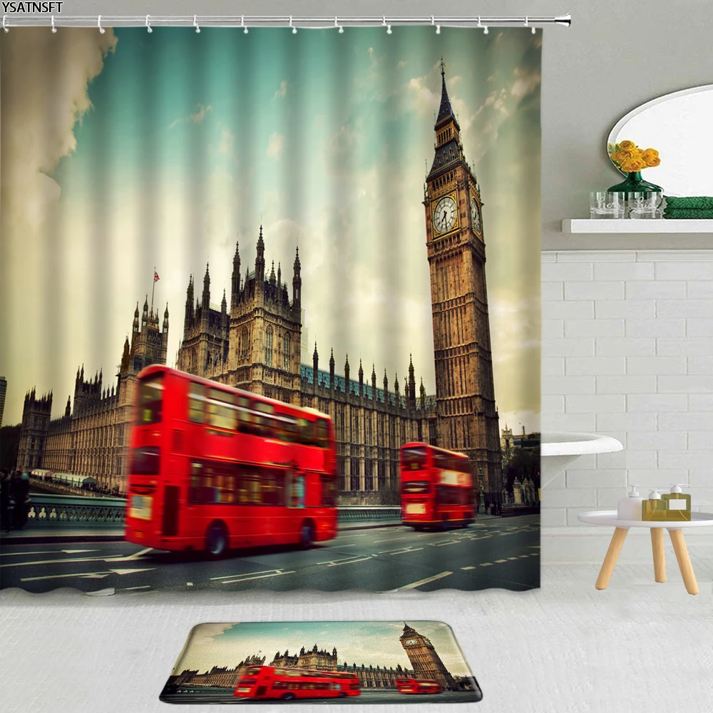 2 шт. противоскользящие занавески для ванной комнаты | Дом и сад