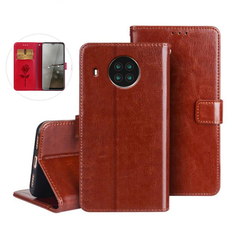 

For Cubot Note 20 Silicone Case Business PU Leather Wallet Case Shell Funda For Cubot Note 20 Flip Capa Phone Protective Cover