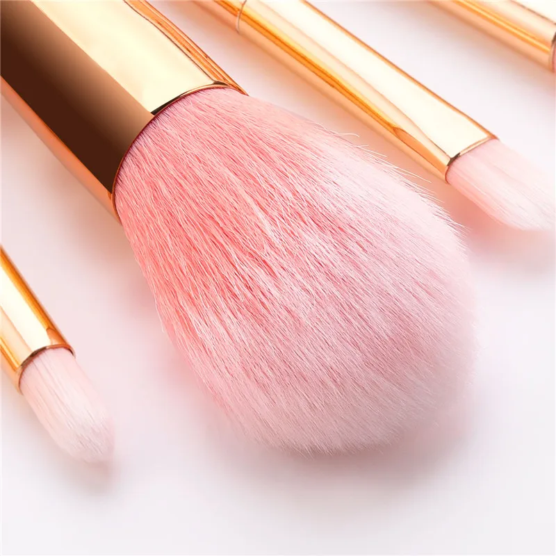 Набор кистей для макияжа набор с алмазной ручкой из розового золота инструменты