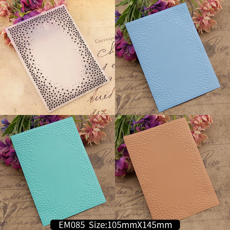 Подходящий модный набор фонов тисненый дизайн пластиковый папка для