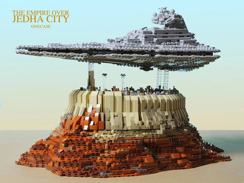 MOC 18916 5000+ шт, Звездный план, Империя над джедха, городской строительный блок, кирпичи, игрушка для рождественского подарка, 05027 05062
