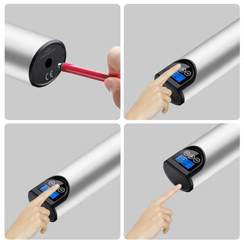 Портативный автомобильный надувной электрический мини насос 2000 мАч psi воздушный