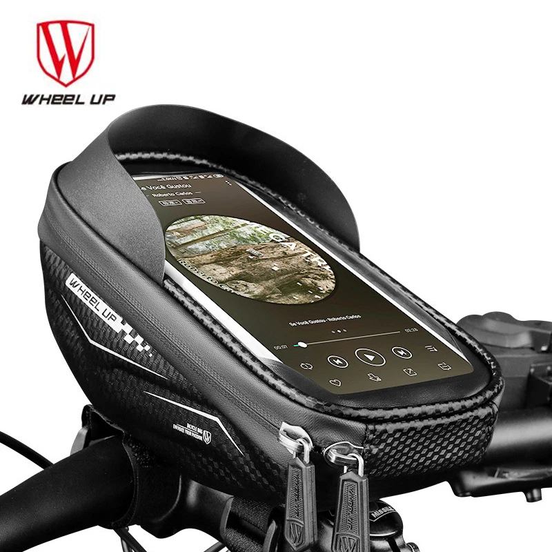 Велосипедная водонепроницаемая сумка на руль чехол для телефона с сенсорным