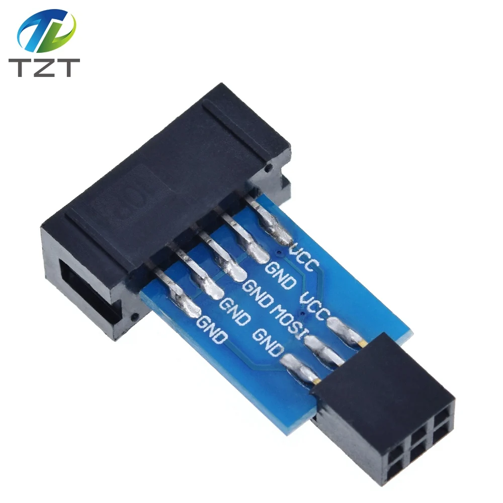 TZT 10 контактная 6 плата адаптера для AVRISP MKII USBASP STK500 высокое качество|pin 1|pin adapterpin pin |