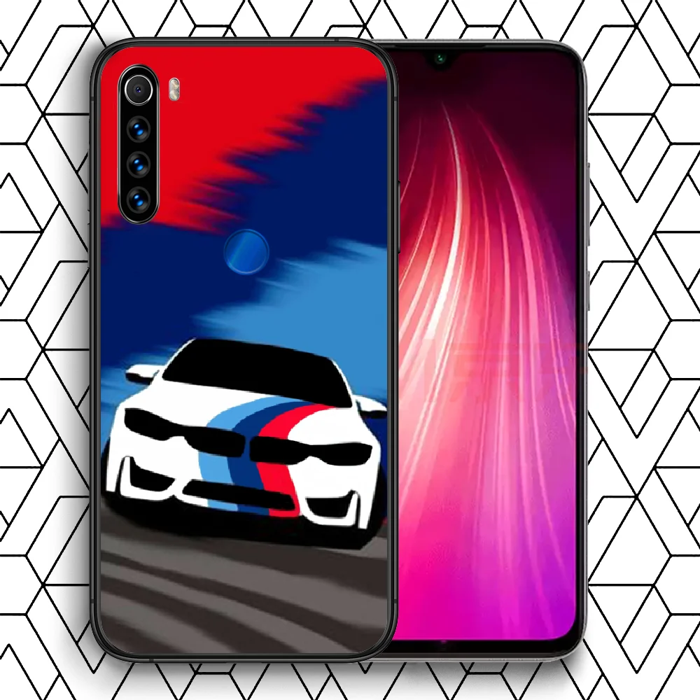 

Germany M Sports Car Phone Case Cover Hull For XIAOMI Redmi 7 7a 8 8a 9 9a NOTE 6 7 8 8t 9 9s Pro Max 4X black Cell Tpu Back