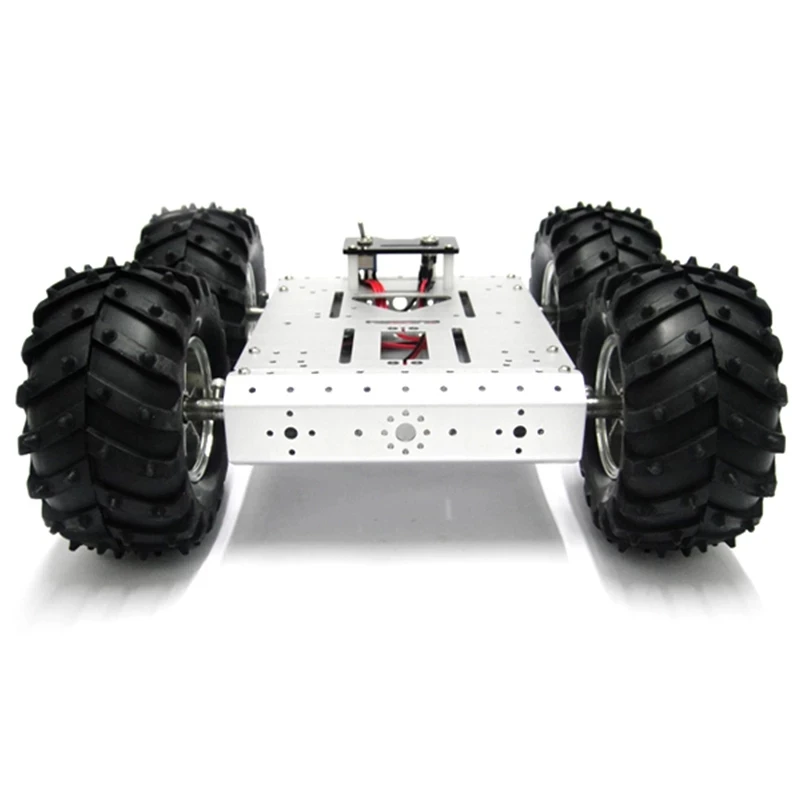 Полноприводный умный робот автомобиль 4WD шасси для Arduino с колесами 130 мм 4