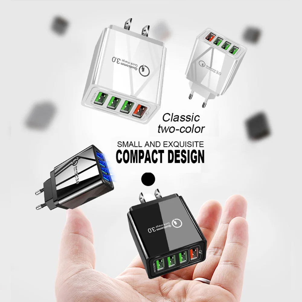 Marjay зарядное устройство 48 Вт быстрое 3 0 4 USB Cherger порта Быстрая зарядка мобильного