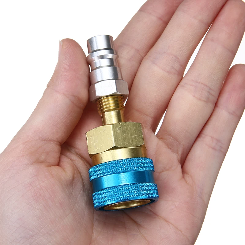 

R1234YF To R134a Low Side Quick Coupler Car Hose Adapter Fitting Connector Automobile Air-conditioning Fitting Car Accessory