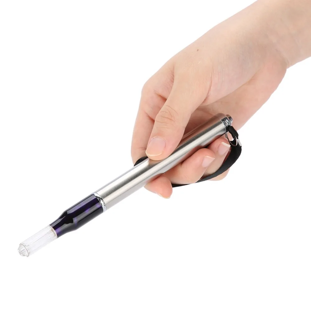 

3D Eyebrow Microblading Pen Tattoo Manual Tool With LED Light Needle Blade Tattoo Machine For Permanent Makeup Munsu Tebori