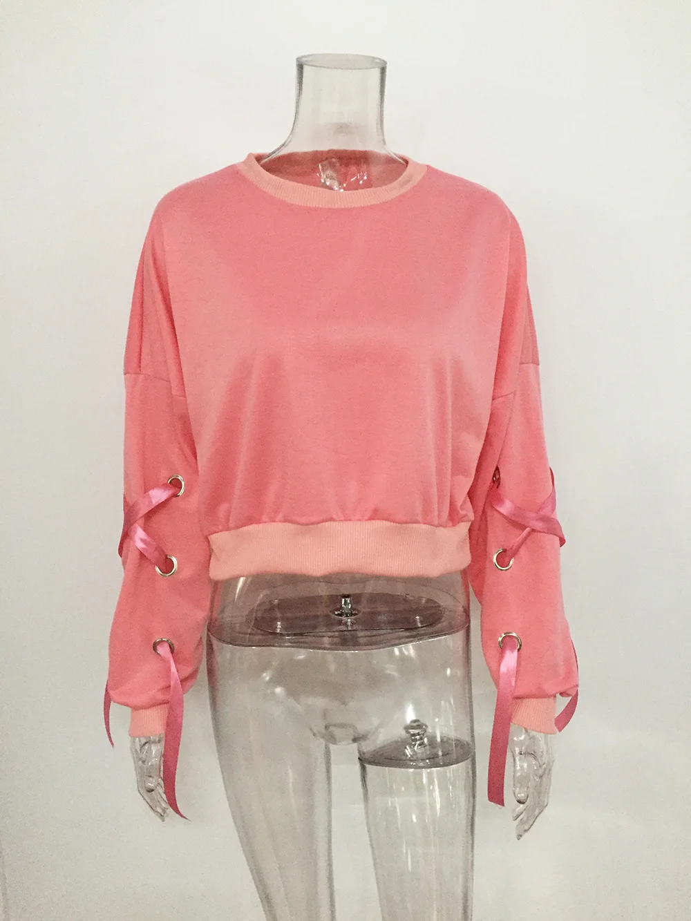 

Bandage Hoodies Sweatshirts EuropeTops 2019 Women Casual Kawaii Harajuku Kpop Sweat Punk for Girls Clothing Korean