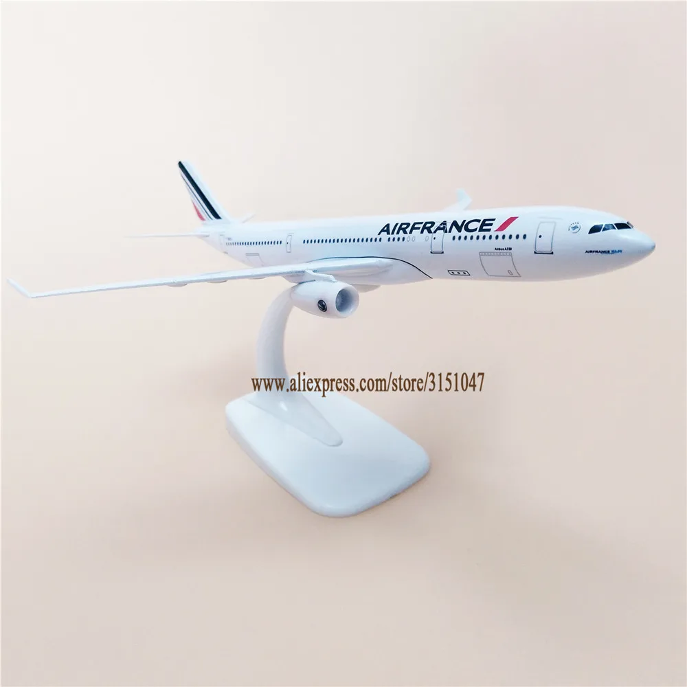 20 см Air France Airbus A330-300 Airlines модель самолета из сплава металла литья под давлением