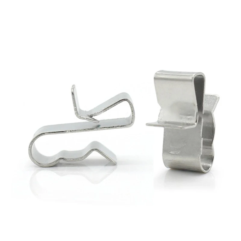 

100pcs/lots solar DC cable clamp 304 stainless steel cable clips solar cable clips panel clips solar cable mounting installation