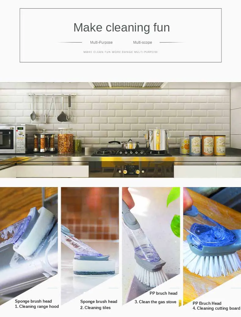 7 шт./компл. мульти функциональный Кухня мытье посуды щетка горшок не повреждает
