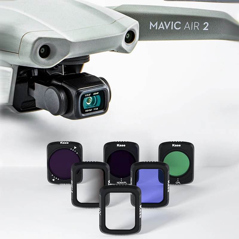 

Kase внешний дополнительный фильтр для DJI Mavic Air 2 (регулируемый ND / ND-PL / MCUV/CPL/нейтральный комментарий или ночь/фильм фильтр)