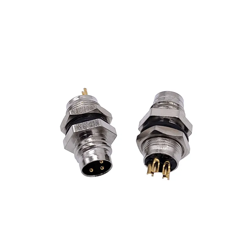 Разъем датчика фланцевое гнездо панель M8 заднее крепление резьбовое соединение