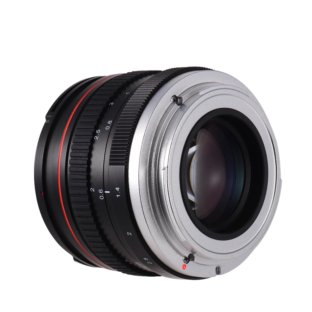 Профессиональный объектив камеры 50 мм F1.4 для Canon 100D 200D 350D с большой апертурой