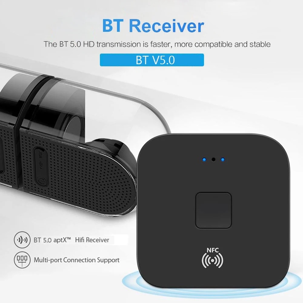 WB11 телефон с беспроводным аудиоприемником адаптер для телефона NFC CVC6.0 микрофоном