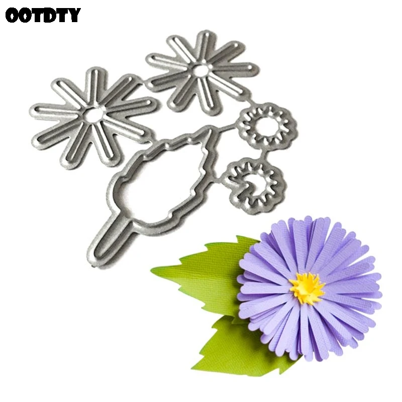 

Leaf Flower Metal Cutting Dies Stencil Scrapbooking DIY Album Stamp Paper Cards Embossing Decor Craft Art New Dies for 2020