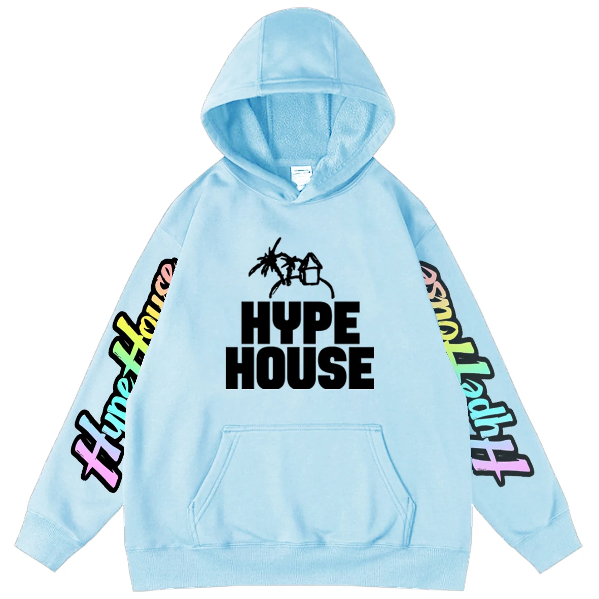 

Hype House Fun Print Men Hoodie Mens Pullover Hoodies Unisex Hooded Tops Autumn 2021 Street Male Sweatshirts Oversized Hooded