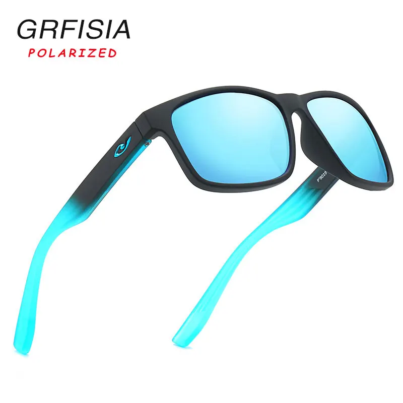 Мужские поляризационные очки GRFISIA солнцезащитные в спортивном стиле с